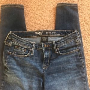 Mossimo Jeans mid-rise skinny 2/S 26